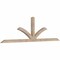 Ekena Millwork Richland Smooth Timber Gable Bracket, Douglas Fir, 108"W x 31 1/2"H x 3 1/2"D x 3 1/2"F, 7/12 Pitch GBW108X31X0404RIC00SDF - alternate 5